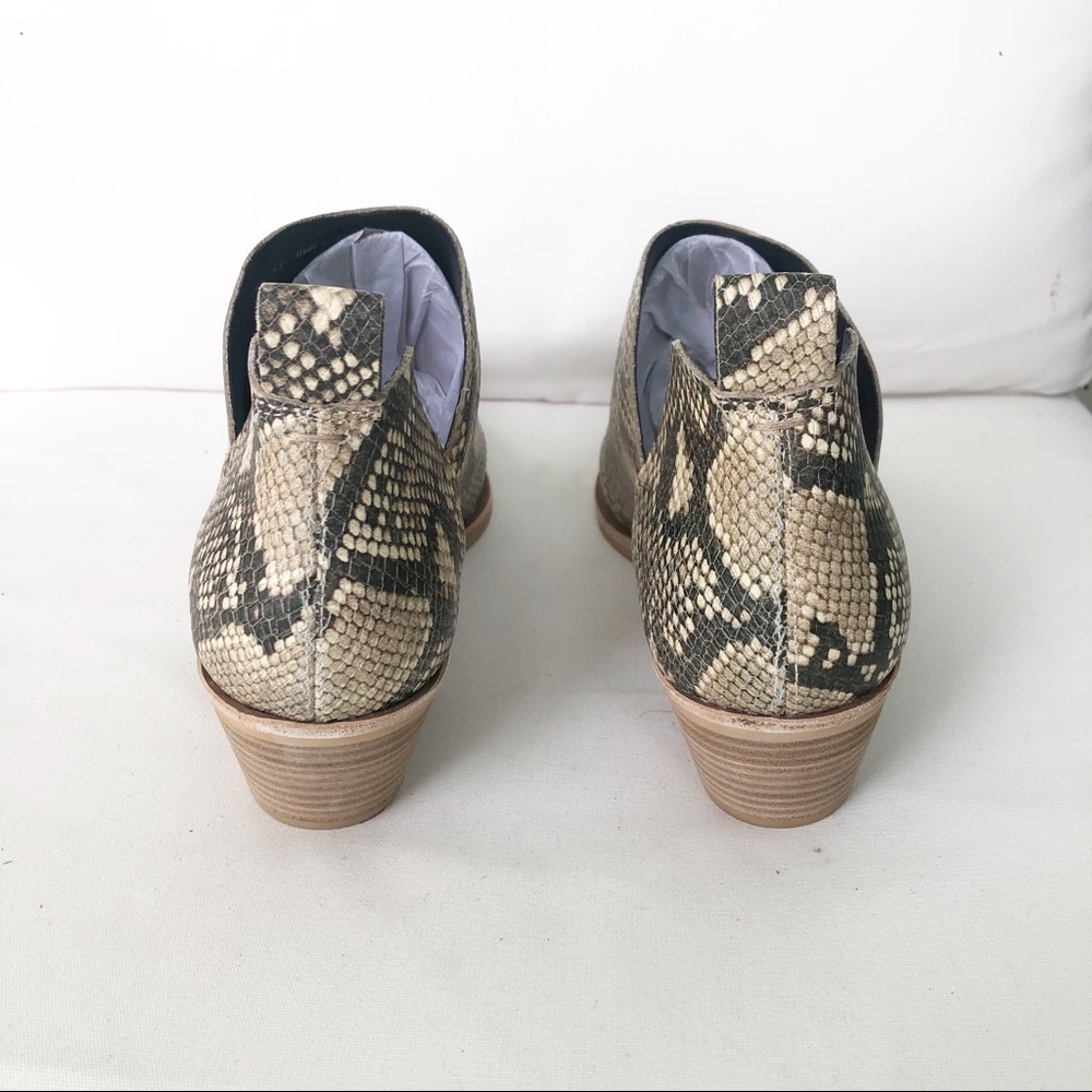 Dolce Vita Shoes Sonni Western Ankle Snakeskin Booties Boots Size 7.5 NEW - Picture 4 of 8